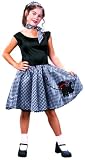 Girls Bobby Soxer 50s Costume - Child Medium