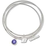 Baltimore Ravens Triple Bangle Bracelet