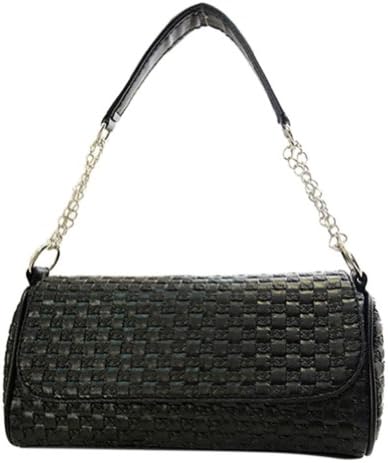 Vonfon Bag Work Place PU Chain Packet Black