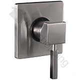 Pure Square Manual Concealed Shower Valve Brushed Nickel
