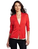 Vince Camuto Womens High Low Button Front Cardigan Sweater