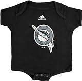 Florida Marlins Black adidas Team Logo Newborn/Infant Creeper