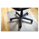 Ecotex Recycled PET Smooth Back Chairmat for Hard Floors, 48 x 60 Inches, Tinted (ECO4860EP)