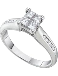 0.63CTW DIAMOND INVISIBLE RING