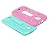 Studio 6.0 HD Case, SOGA [Ribbed Protection Series] Armor Kickstand Case Hybrid Hard Skin Phone Cover for BLU Studio 6.0 HD D650A (NOT Compatible With BLU STUDIO 6.0 LTE) - Teal / Hot Pink