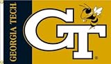 Georgia Tech Yellow Jackets Flag Polyester 3 ft. x 5 ft.