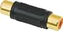 American Recorder Technologies RCA Female to RCA Female Adapter Gold