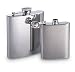 Kitchen & Housewares : Set of 2 Hip Flasks 1 small 1 large