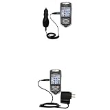 Essential Kit for the Blackberry 7105t - includes Car and Wall Charger with Rapid Charge Technology - Gomadic Brand w/ TipExchange Technology