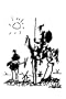 Don Quixote Poster Print by Pablo Picasso, 24x36 Fine Art Poster Print by Pablo Picasso, 24x36
