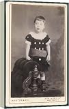 Box Canvas Print of VELVET FROCK 1880S from Mary Evans