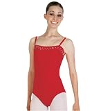 Rhinestone Camisole Leotard - N8217