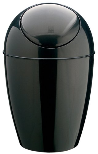 Umbra Eco-Friendly 2.5-Gallon Sway Can, Black Recycled