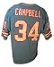 Autographed Earl Campbell Throwback Baby Blue Oilers Jersey