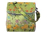 Shanghai Chartreuse Convertible Messenger Diaper Bag
