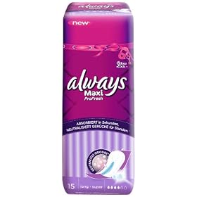 Always - Serviettes Maxi Profesh Long x15 - Lot de 2