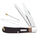 Schrade Old Timer Buzz Saw Trapper Knife/Saw 4/ 3/16 Folding