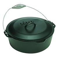 Lodge L12DO3 Pre-Seasoned Dutch Oven with Iron Cover, 9-Quart