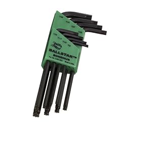 Bondhus 11332 Set of 8 BallStar? L-wrenches, sizes T9-T40 by Bondhus Corporation