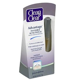 Clean & Clear Advantage Invisible Acne Patch, Instant Pimple Smoothing Technology, 0.07-Ounce Sticks (Pack of 2)