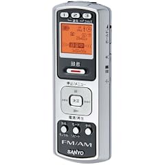 SANYO デジタルボイスレコーダー 「DIPLY TALK」 (シルバー・1GB) ICR-RB78M(S)
