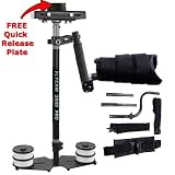 Flycam 3000 Camera Stabilizer with Free Standard Quick Release and Body Pod and Arm Brace for Video Cameras and DSLR up to 5 lbs Like Canon T2i 60d 7d Panasonic Lumix Nikon D90 Sony A230L Olympus E-620 and Pentax-DA