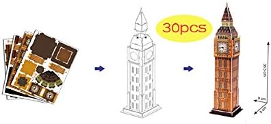 Rctoyer Children 3D Stereoscopic Puzzle Big Ben Intelligence Fancy Toy