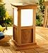 Teak Solar Lantern