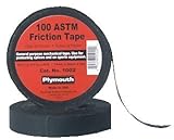 UPC 695298010390 product image for Plymouth Bishop Friction Tapes - 2''x60' 100 astm black friction tape | upcitemdb.com