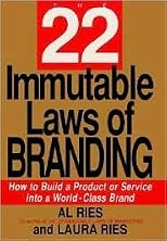 The 22 Immutable Laws of Branding 1st (first) edition Text Only