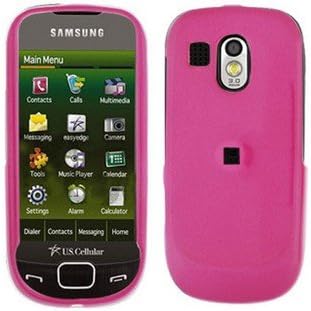 Hard Plastic Hot Pink Phone Protector Case For Samsung Caliber R850