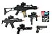 5x Airsoft Spring Bundle Airsoft Spring Powered Tactical R36C R36 CQB M1911 KSR amp KS 91 COMBO w 5 000 GoldenBall ProSlick 0 12g BBs