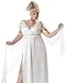 Apparel : Womens Sexy Outfit Adult Greek Roman Queen Goddess Aphrodite White Toga Dress Costume
