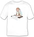 T-shirt with plans, architect, monkey, blueprints