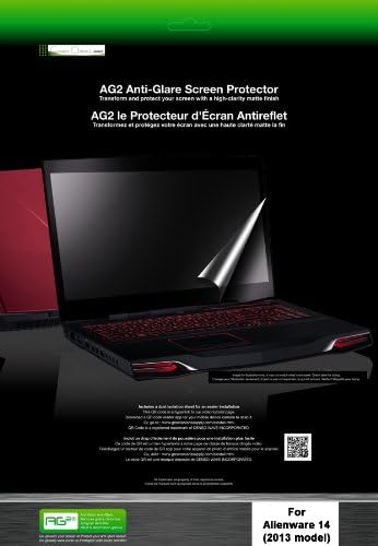 Green Onions Supply AG2-2013 Anti-Glare Screen Protector for Dell Alienware 14-Inch Gaming Laptop (RT-SPAW1402)