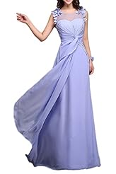Chiffon Corset   Waistline Sheer Lace Bridesmaid Dress/Prom Dress 
