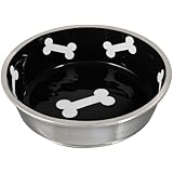 Loving Pets Robusto Bowl for Dogs, Large, Midnight
