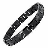 Black Tungsten Carbide Bracelet 8.5