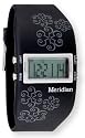 Meridian Maui Series Digital EL Chronograph Watch w/ Alarm, # 3345BK
