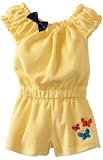 ABSORBA Baby-Girls Infant Butterfly Terry Knit Rompers