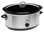 Crock-Pot 64451-C 6-1/2-Quart Oval Slow Cooker, Stainless Steel