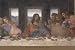 The Last Supper, 1498 (post-restoration) (detail) by Leonardo Da Vinci. Size 36.00 inches width by 21.84 inches height. High Quality Art Poster Print