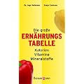 Die gro�e Ern�hrungstabelle. Kalorien, Vitamine, Mineralstoffe