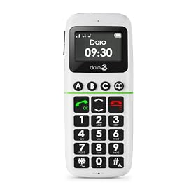 Doro 338GSM Easy to Use Sim Free Mobile Phone - White