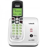 Vtech DECT 6.0 Silver/Black Expandable Cordless Phone with Caller ID and Handset Speakerphone (CS6219)