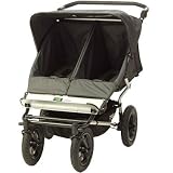 2008 Mountain Buggy Urban Double Stroller - Charcoal Dot
