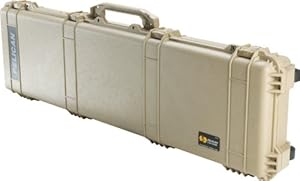 Pelican 1750 Gun Case with Foam Desert Tan
