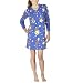 Nick & Nora® Swinging on a Star Short Robe - Blue