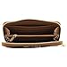 Michael Kors Women's Bedford Leather Zip Around Leather Wallet Baguette