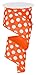 Ex=pressions Polka Dot Wired Edge Ribbon (2.5